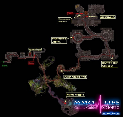 Карта Подземелья
