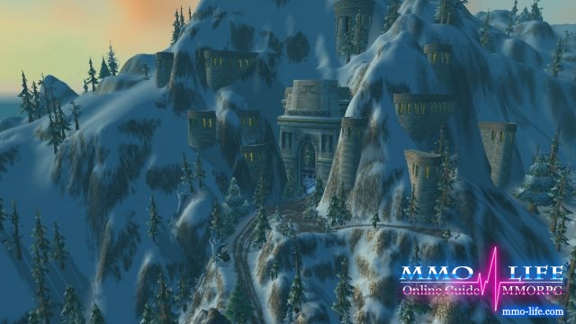 На изображении штаб-квартира фракции Стальгорн в World of Warcraft